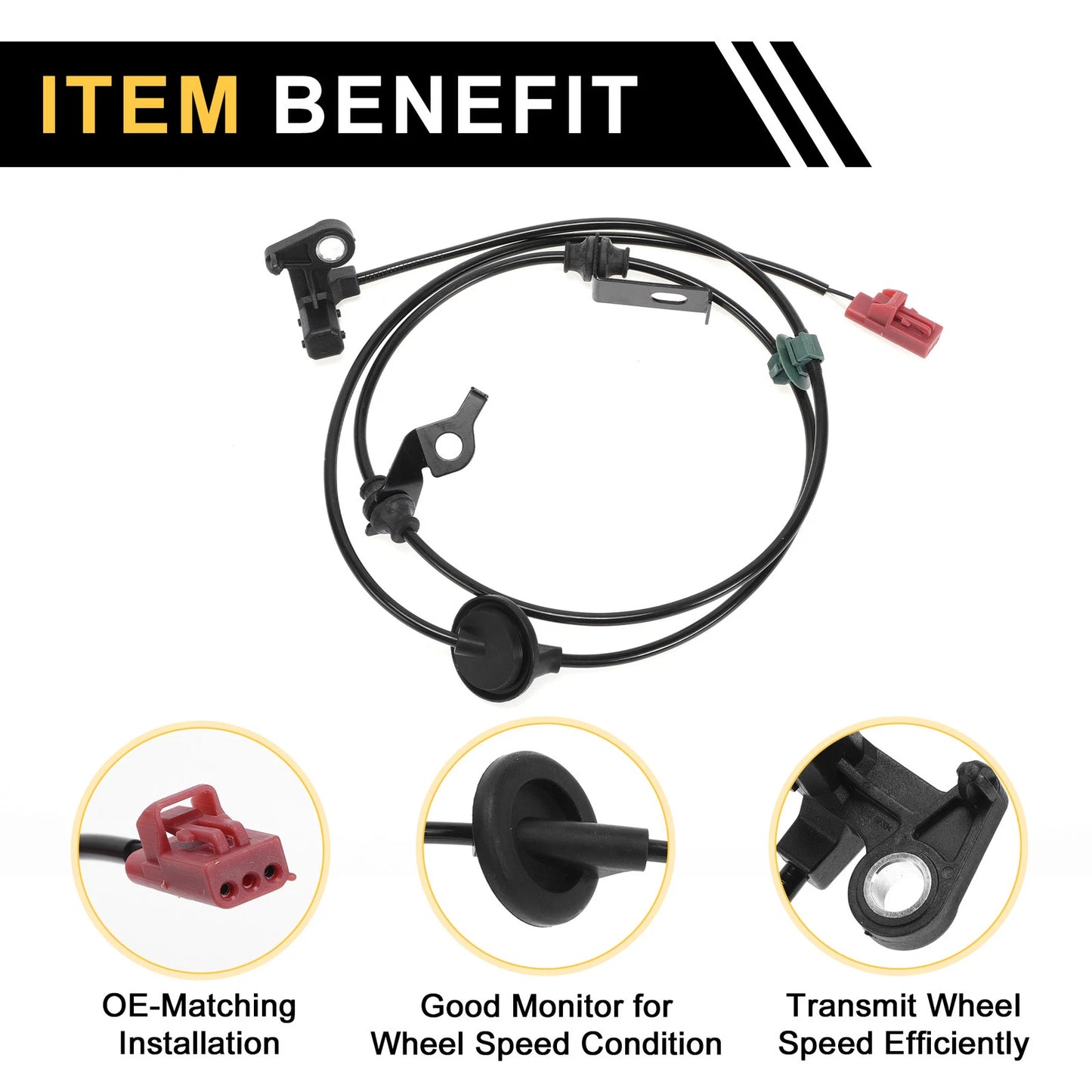 ABS Wheel Speed Sensor Set for Ford Fusion (2013-2020)
