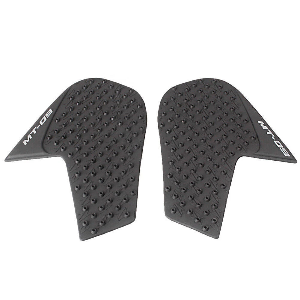 Black Rubber Traction Side Tank Pad for Yamaha MT-09/FZ09 (2014-2015)