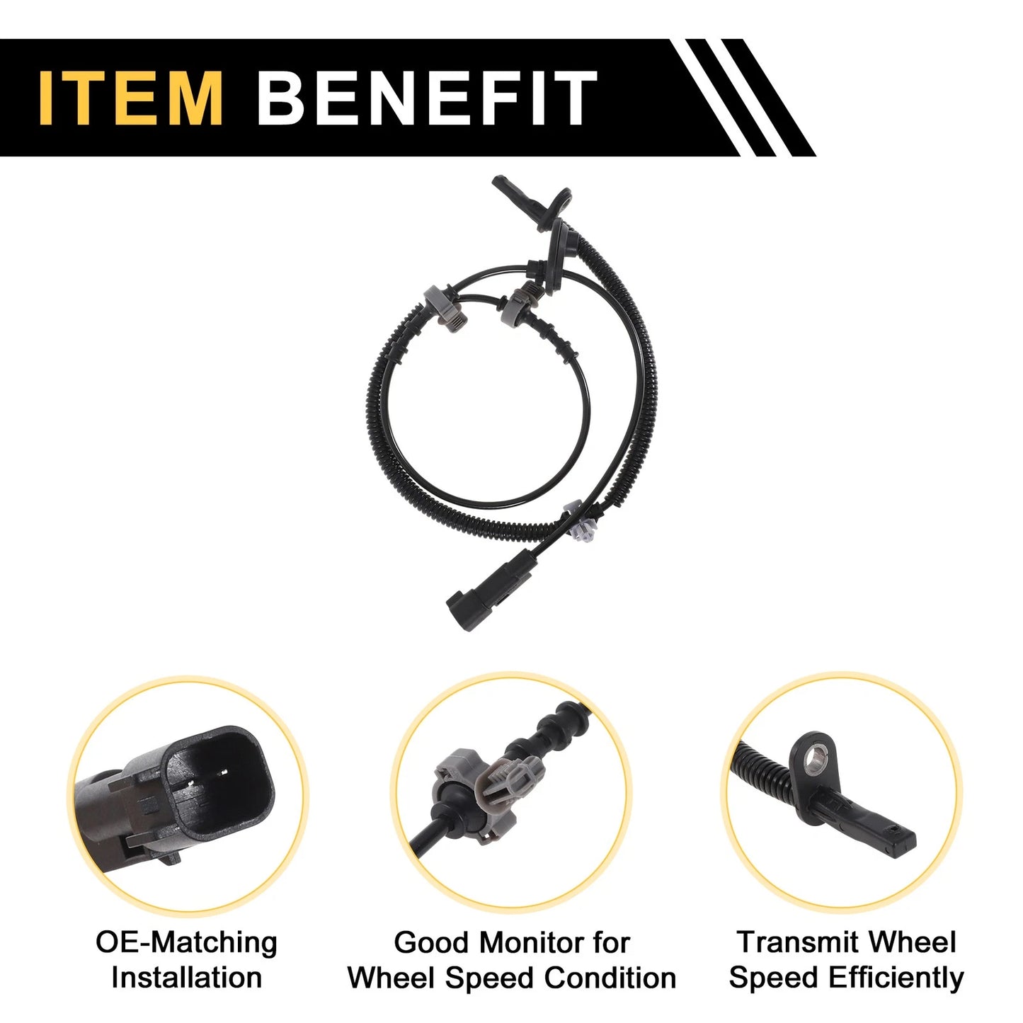 ABS Wheel Speed Sensor for Chevrolet Blazer Front Left