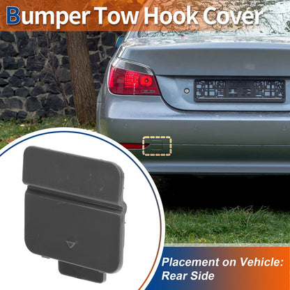 Rear Bumper Tow Hook Cover for BMW 525i 530i 545i (2001-2007)