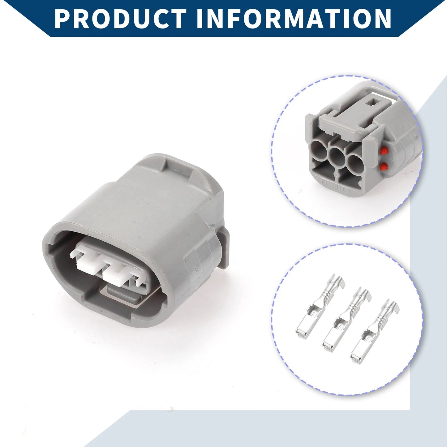 3 Pin Alternator Connector Plug for Toyota