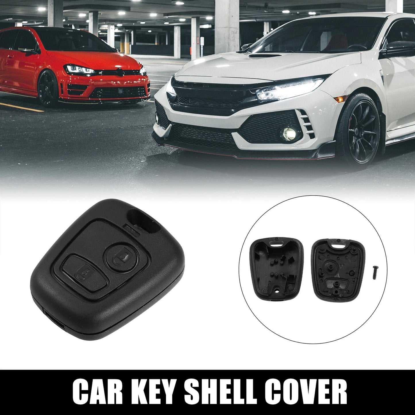 Keyless Entry Remote Key Shell Cover for Peugeot Citroen