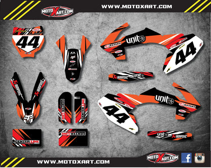 Custom Graphics Sticker Kit for KTM 65 (2016-2023)