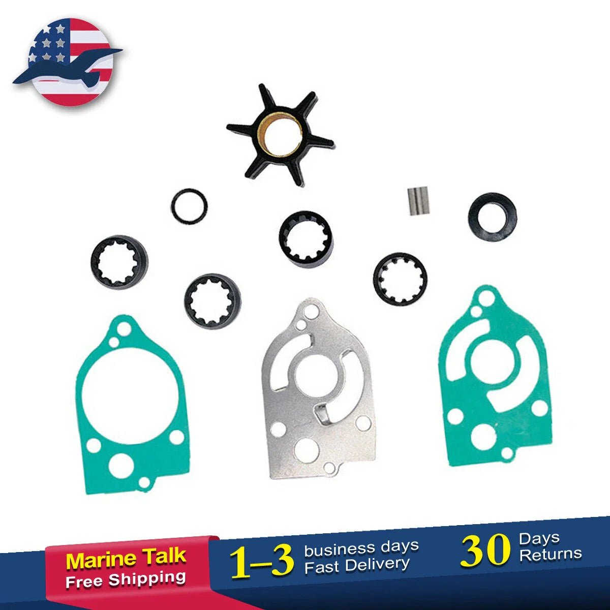 Water Pump Impeller Kit for Mercury 30-70 HP (1990-2005)