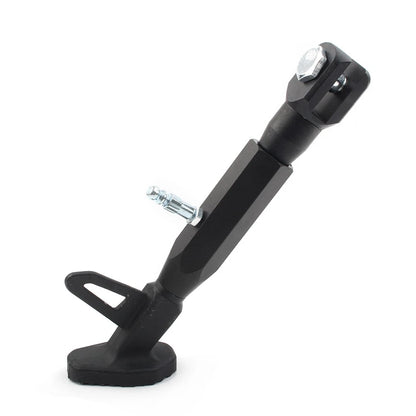 Adjustable Kickstand Foot Side Stand for Universal Motorcycle - Black