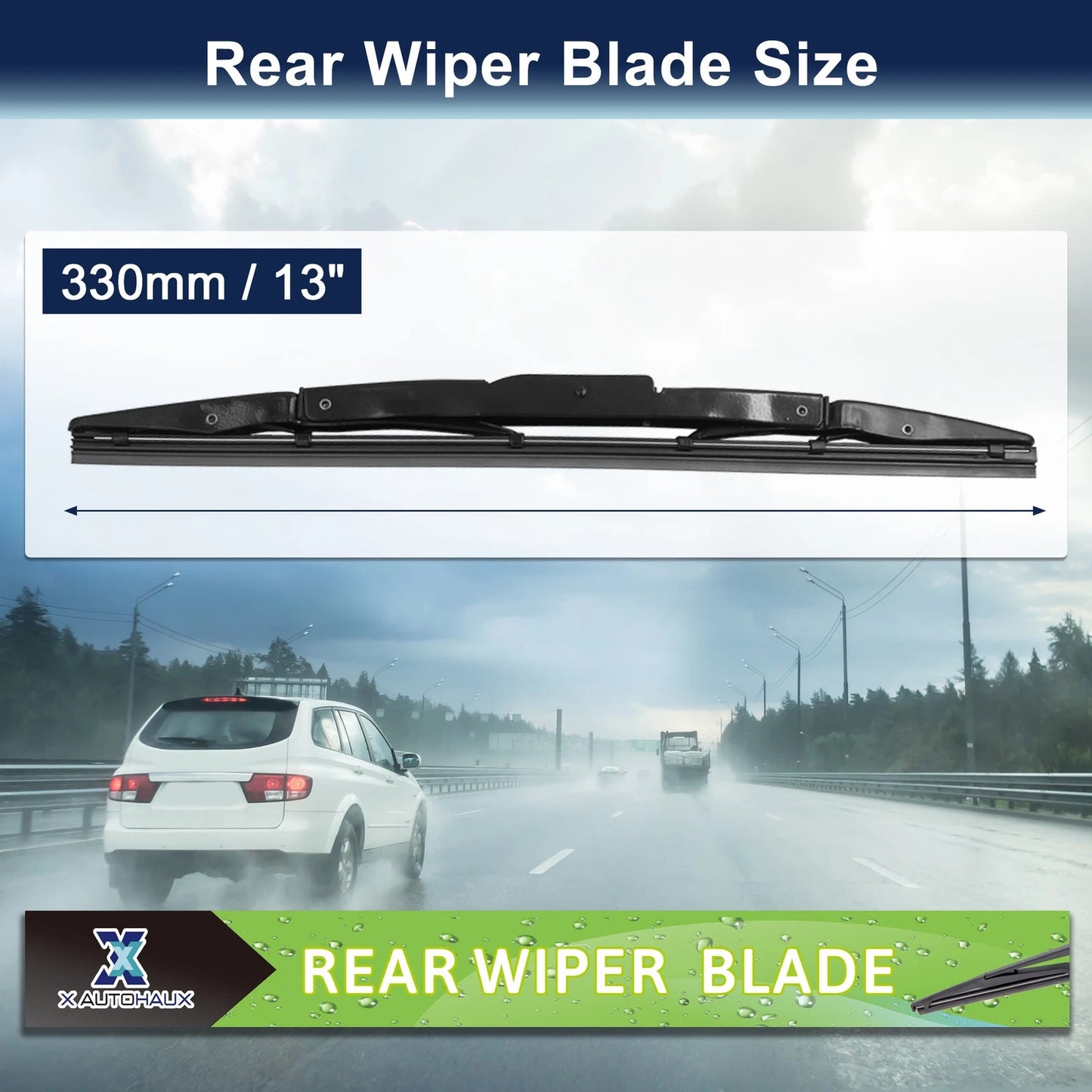 330mm Rear Windshield Wiper Blade for Honda CR-V (2017-2023)
