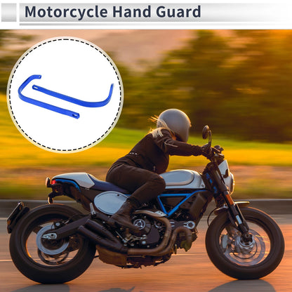 Hand Guard 1 Set Universal Knuckle Guard Protector Blue Alloy for Motorcycle