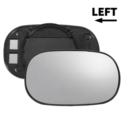 Left Side White Convex Mirror Glass for Ford Ka (1996-2008)