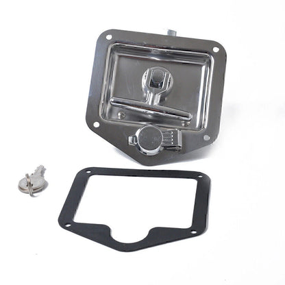 Stainless Steel Trailer Door Latch T-Handle Lock for RV, Truck, Camper