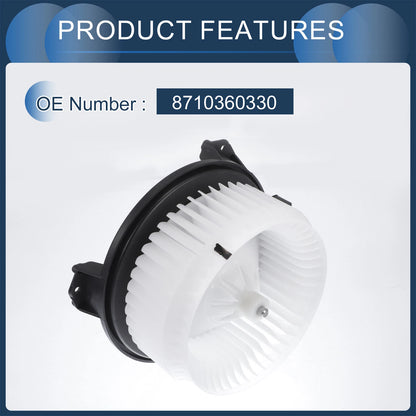 HVAC Blower Motor Assembly for Dodge Avenger (2008 - 2014) Black White