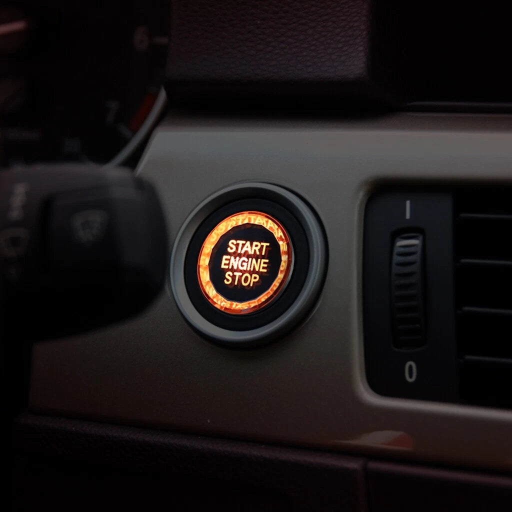 Crystal Start Stop Engine Switch Button for BMW 3 Series (2006-2013)