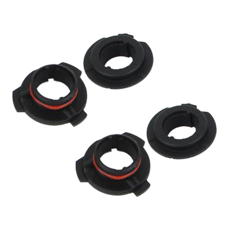 8 Pcs Headlight Adapter Bulb Holder Base for H4 H7 H11 9006 9005 Sockets
