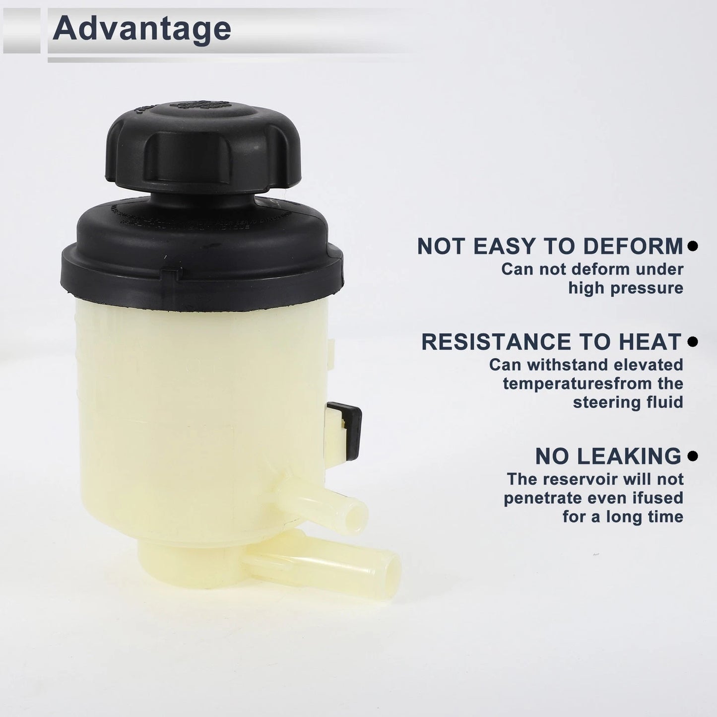 Power Steering Reservoir 1 Pc for Kia Rio (2008-2016) Beige