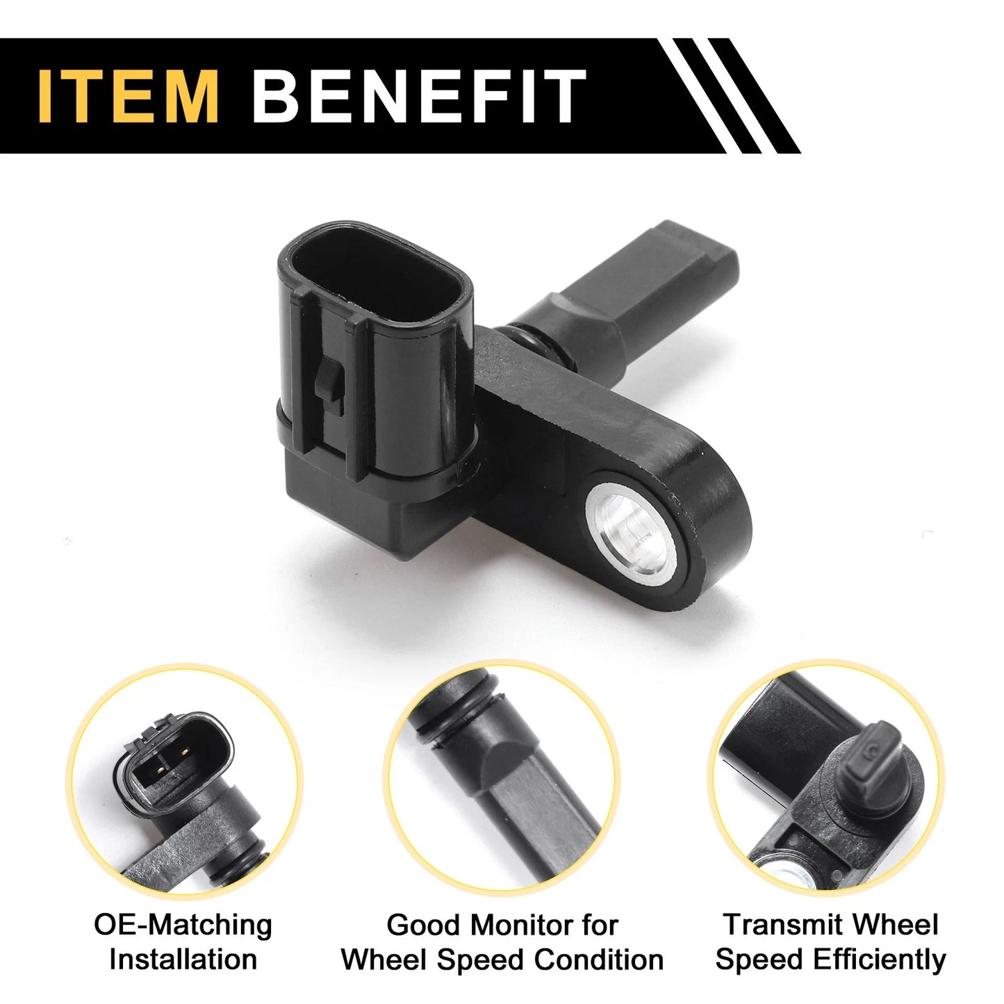ABS Wheel Speed Sensor for Toyota 4Runner 2003-2022 (2 x Sensors)
