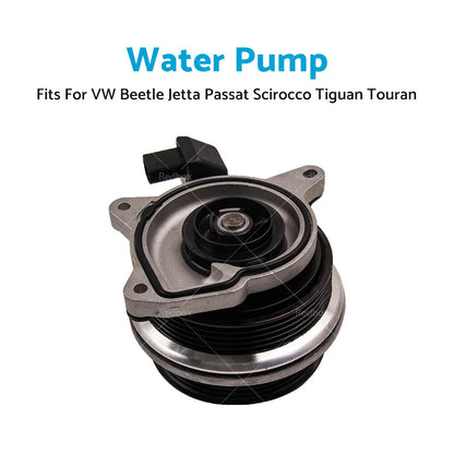 Water Pump for VW Golf, Jetta, Passat, Scirocco, Tiguan, Touran (2004-2014)