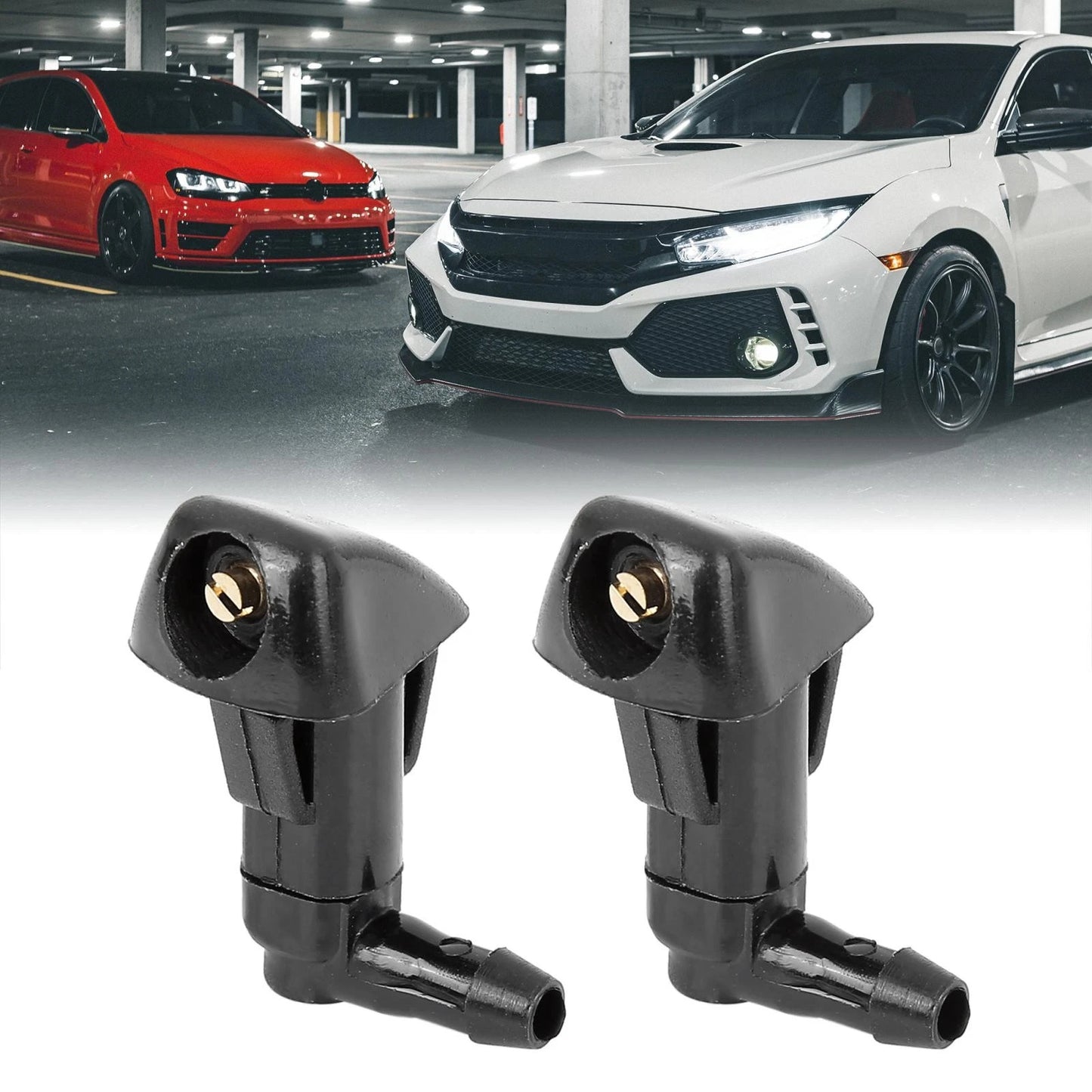 Windshield Wiper Washer Nozzles for Honda Odyssey, Accord (2005-2010)