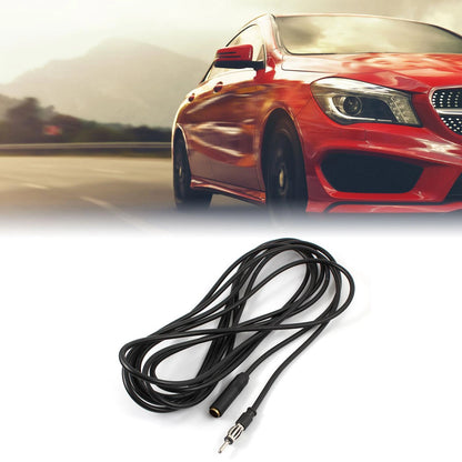 5M Black Male to Female Radio Antenna Adapter Cable for Ford