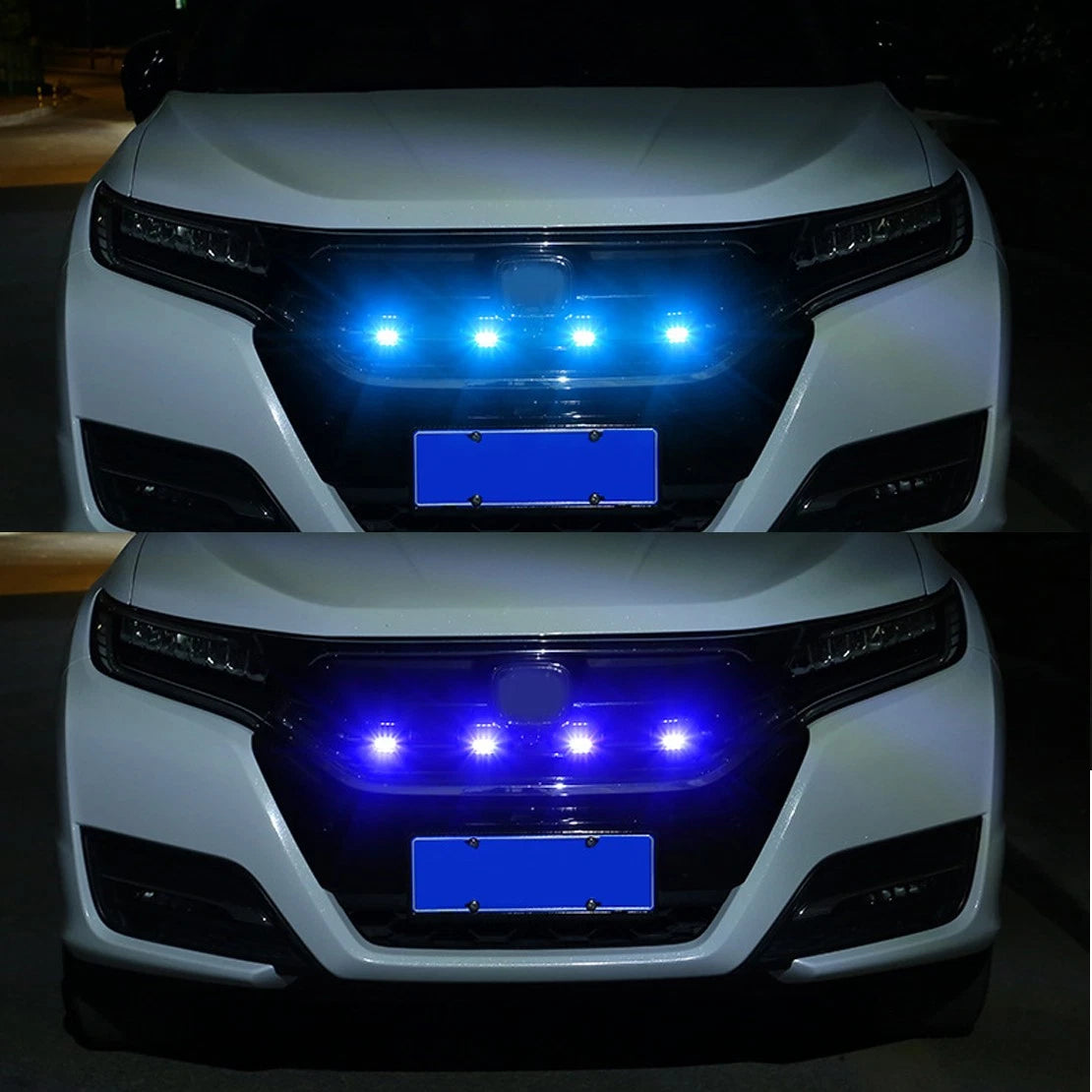 4x RGB LED Grille Lights for Toyota Tacoma Tundra Ford F150 F250 (2005-2023)