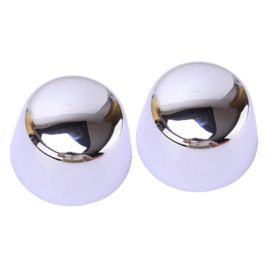 2 x Rubber Bonnet Head Cover Caps for Jeep Wrangler JK (2007-2017)