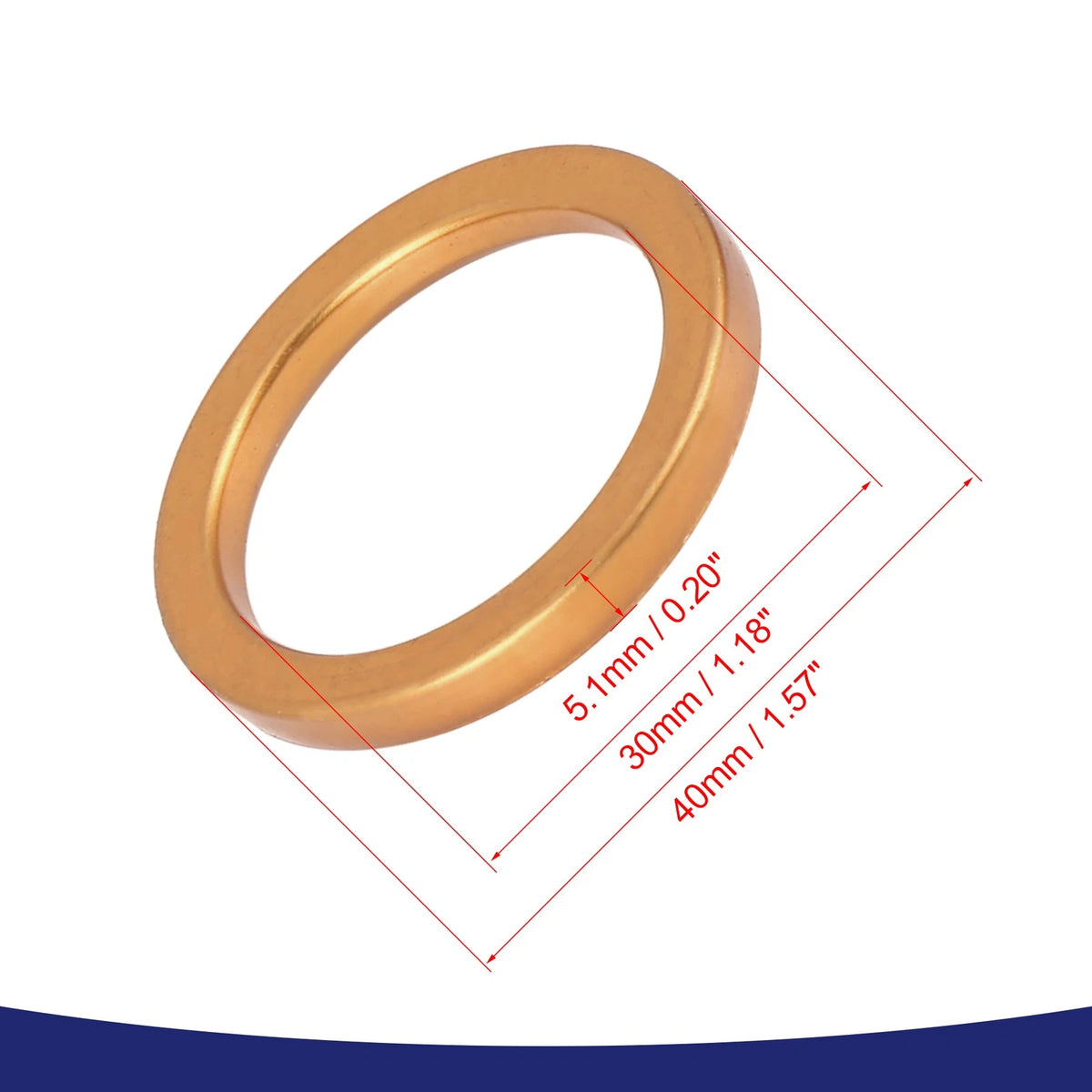 30mm ID Motorcycle Exhaust Muffler Pipe Gaskets for Honda CG125  - 2 x