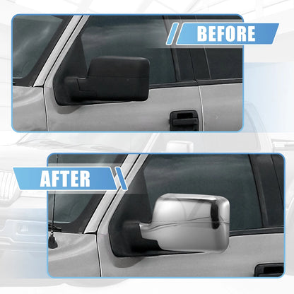 Chrome Mirror & Door Handle Covers for Ford F-150 (2015-2023)