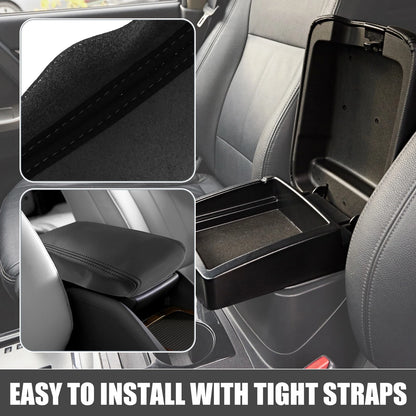 Black Center Console Pad Armrest Cover for Toyota 4Runner (1996-2002)