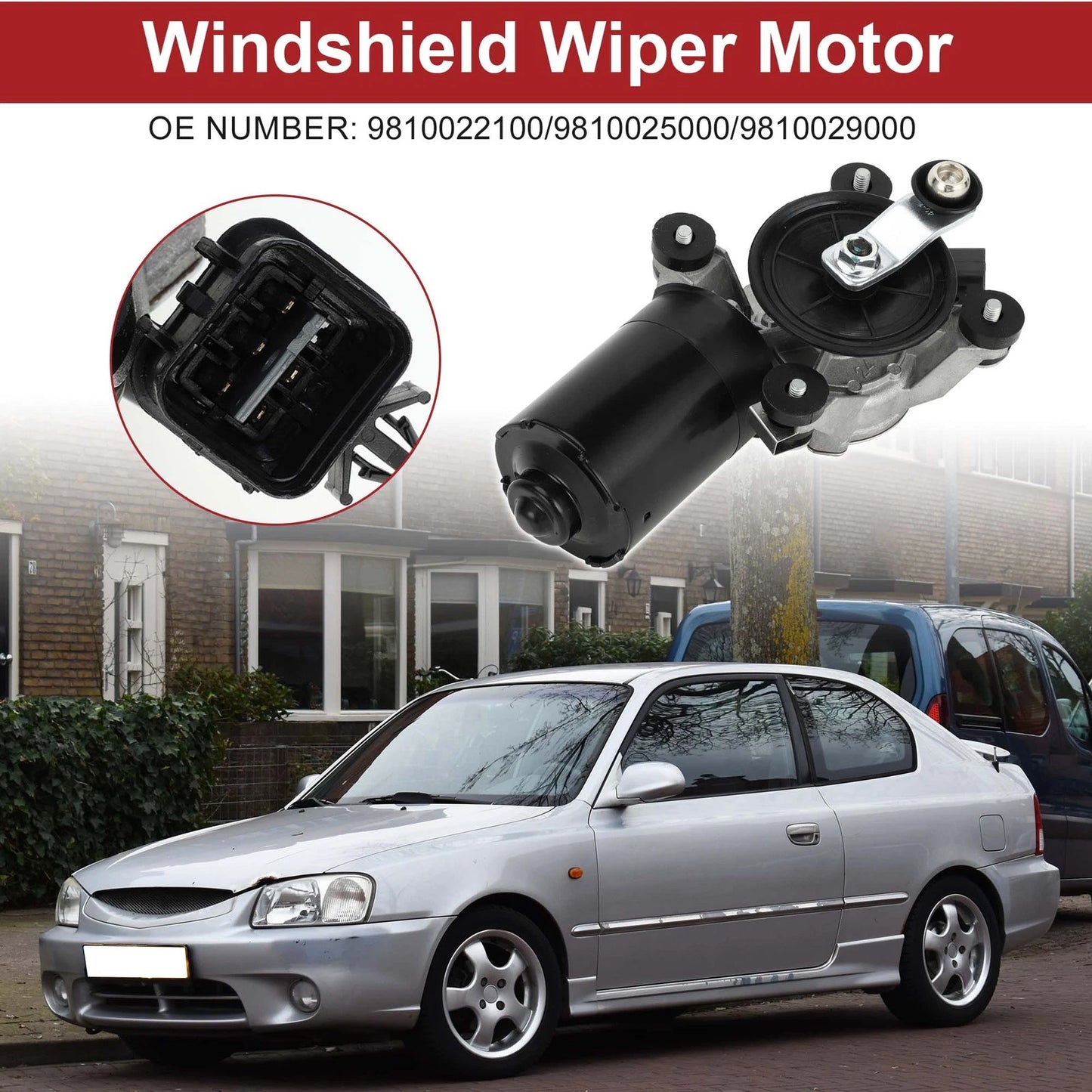 Front Windshield Wiper Motor for Hyundai Elantra (1996-2000)