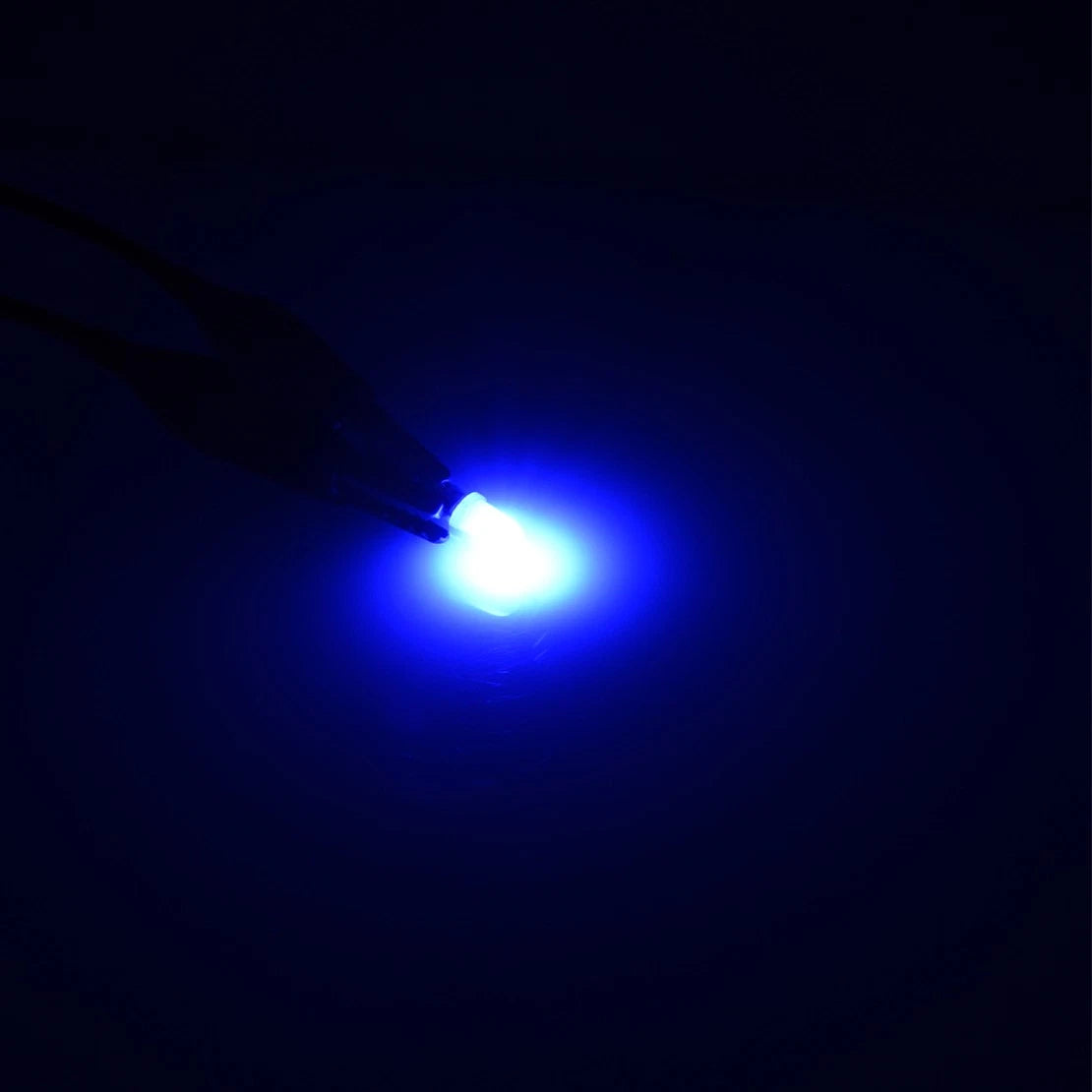 10 x T5 Blue LED Dash Light Bulbs for Car Instrument Panel