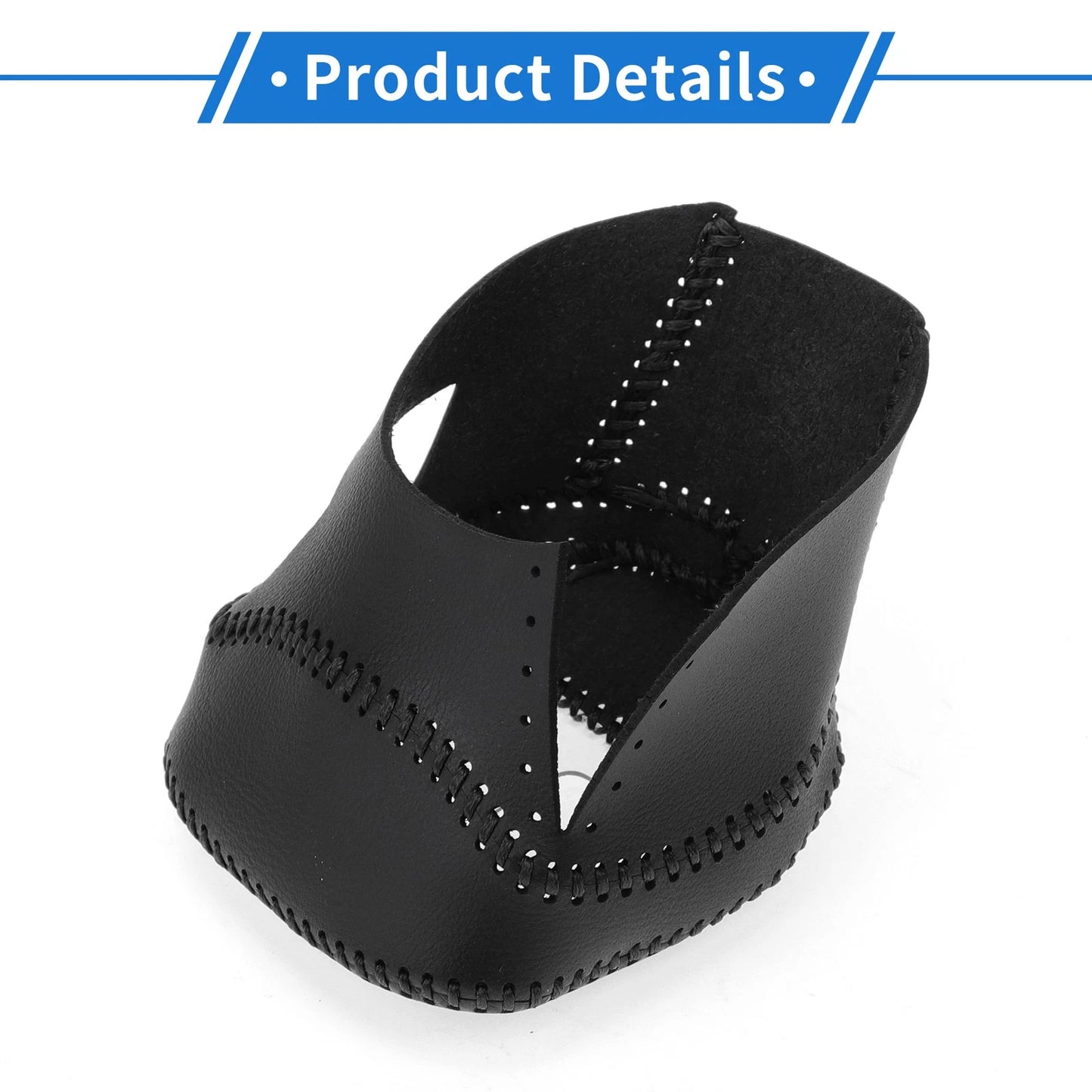 Black Carbon Fiber Gear Shift Knob Cover for Nissan Rogue (2021-2024)