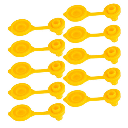 10pc Gas Can Vent Cap Plug Yellow for Blitz Kolpin Rotopax Scepter Eagle