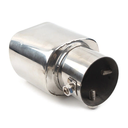 Chrome Stainless Steel Rear Exhaust Pipe Tail Muffler Tip for Make & Model