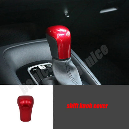 14PCS Red Interior Kit Cover Trim Decor for Toyota Corolla (2019–2024)