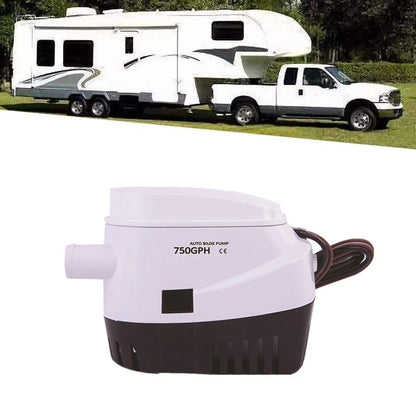 Automatic Bilge Pump 750GPH 12V/24V with Float Switch for Boats/RV