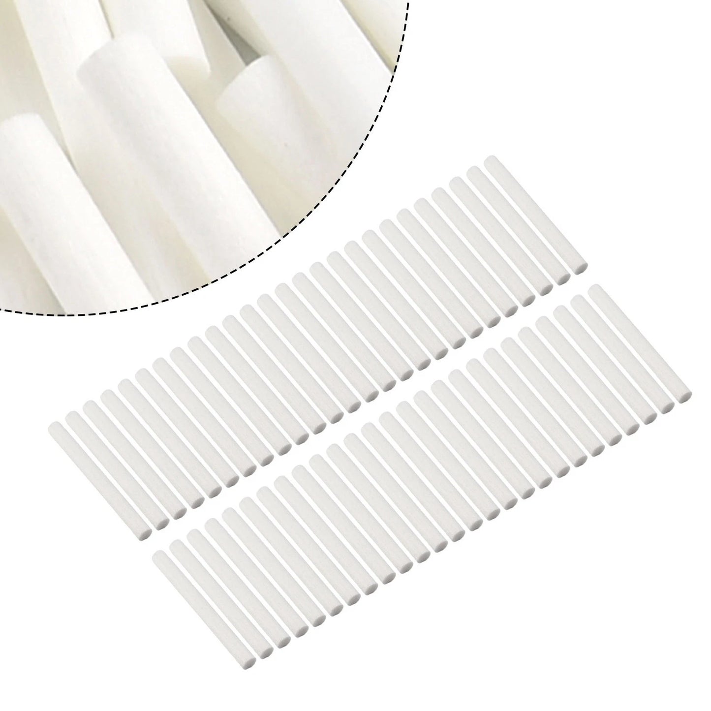 50-Piece Car Humidifier Diffuser Filter Sponges Refill-Sticks