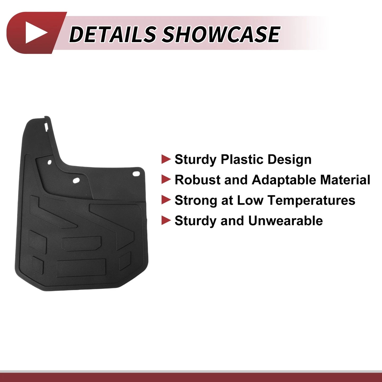 Mud Flaps Splash Guards 1 Set for Chevrolet Colorado (2023-2024)