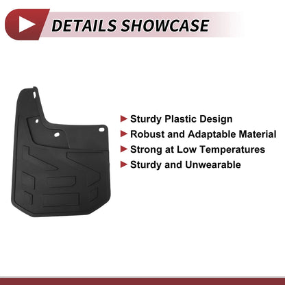 Mud Flaps Splash Guards 1 Set for Chevrolet Colorado (2023-2024)