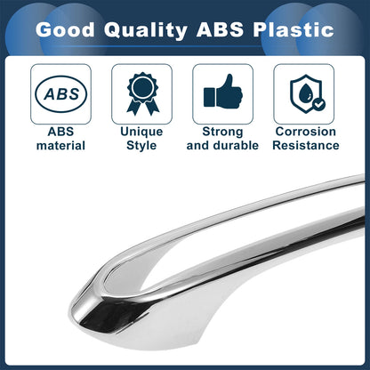 Car Door Handle Cover Trim for BMW 5 Series (2011-2017) - Silver Tone