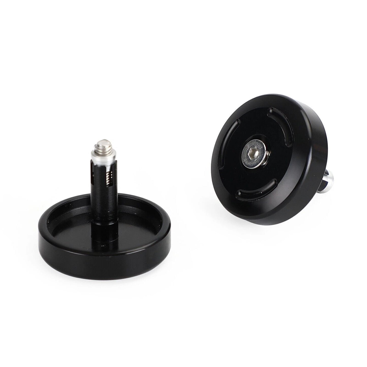 2 x Frame Plug Cover Caps Black for Tiger 800, XCX, XCA, XRX (2011-2018)