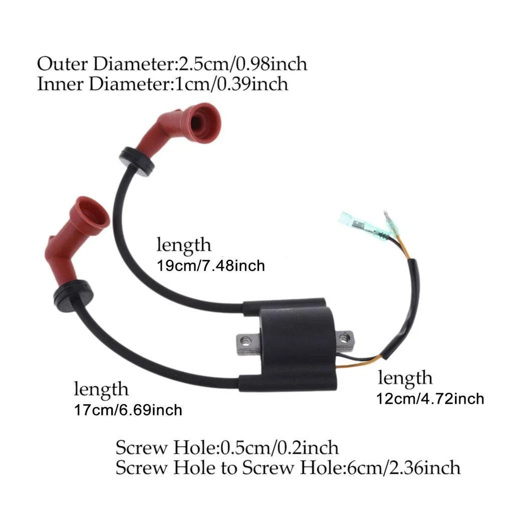 Black Ignition for Outboard 15HP Engine