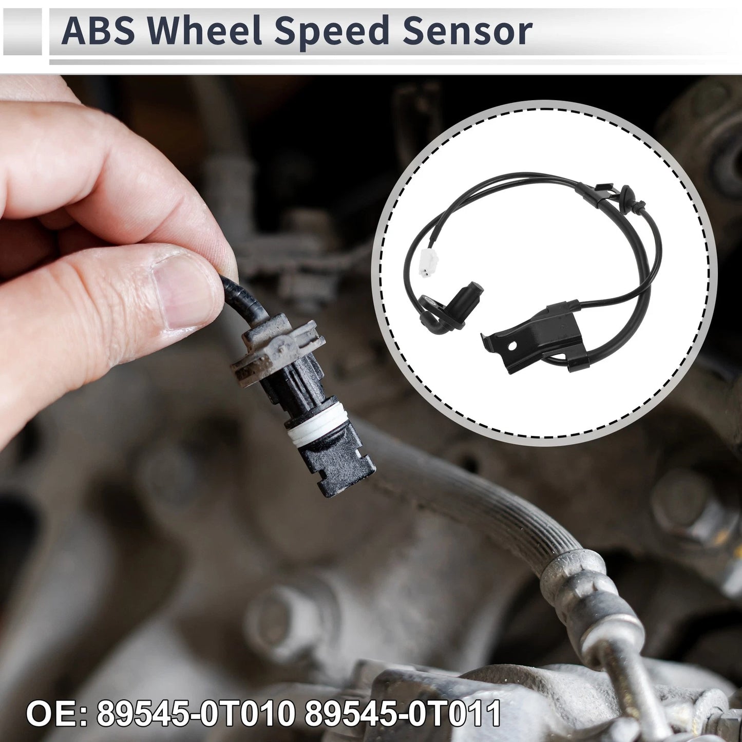 Rear Right ABS Wheel Speed Sensor 1 Pc for Toyota Venza (2009–2015)