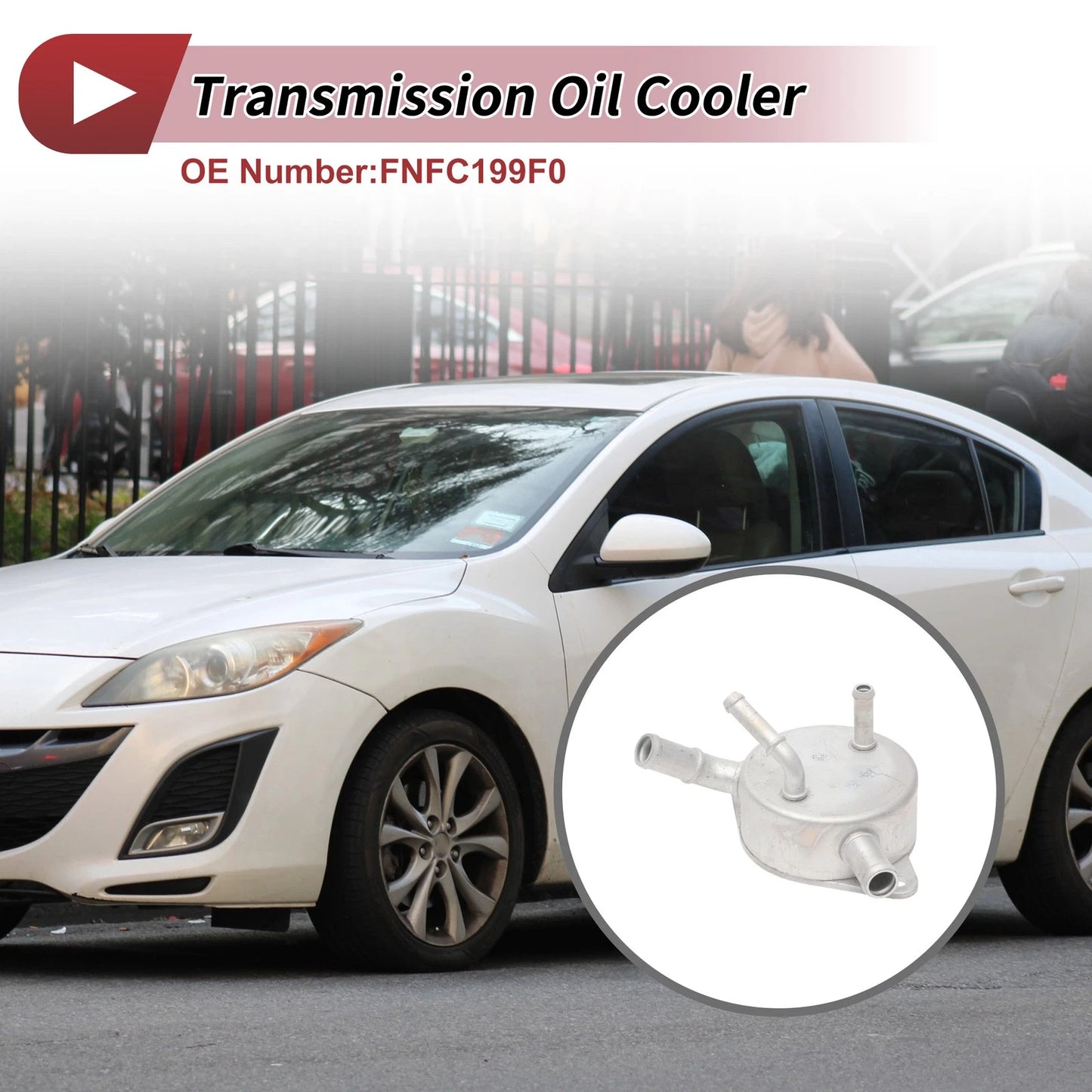 Engine Oil Cooler for Mazda 3 (2014-2019) 1 x Trans Cooler