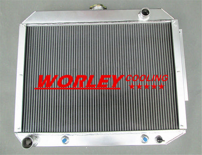 3 Row Aluminum Radiator & Fan for Plymouth Fury V8 (1967-1970)