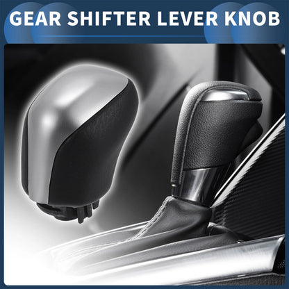 Automatic Gear Shifter Knob for Toyota Mark X Reiz (2010-2017) Silver Tone