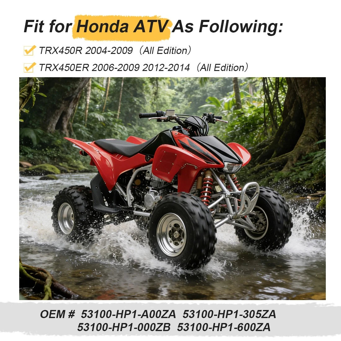 Heavy Duty Handlebar for Honda TRX450R (2004–2014)