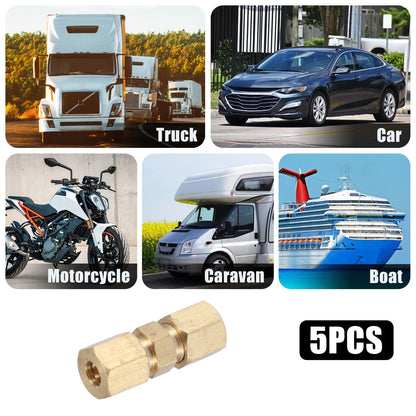 5pcs / 3/8-24 / Brake Line Tube Fittings for Motorcycle