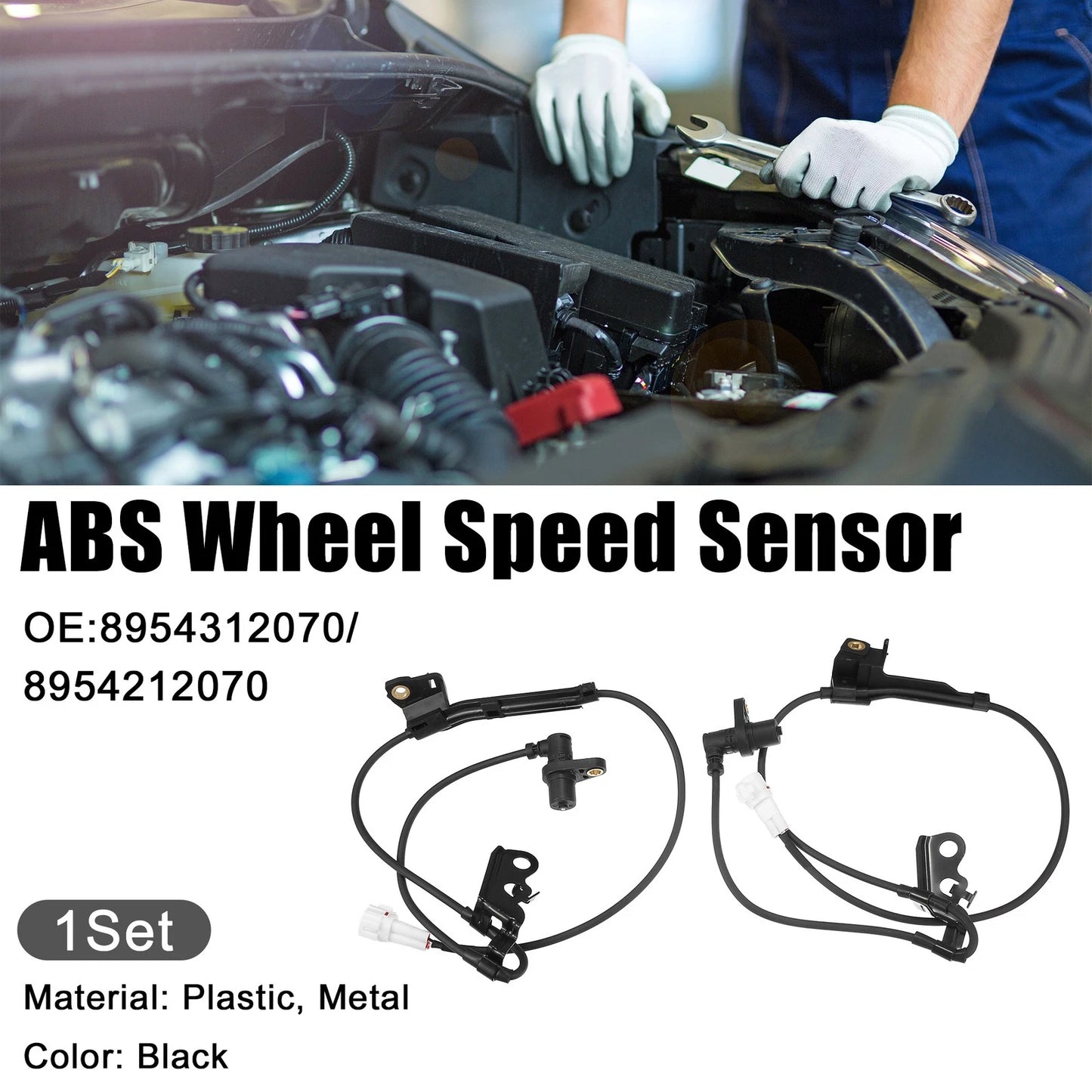 ABS Wheel Speed Sensor Set for Toyota (Fits Front Left & Right)
