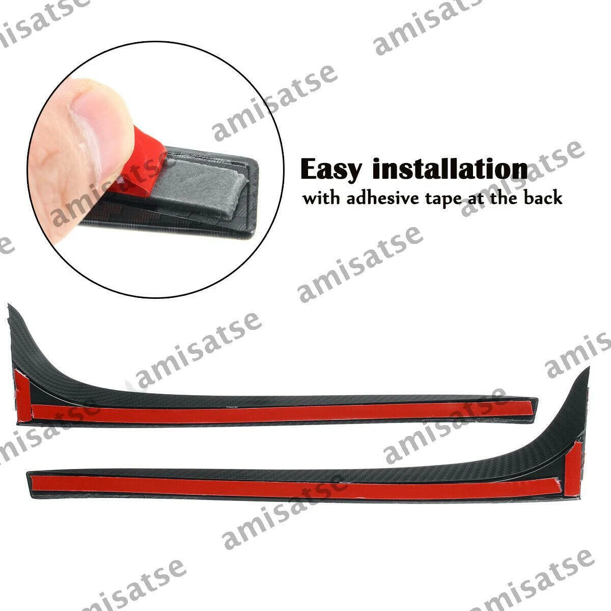 Rear Window Side Spoiler Wing for GOLF 7 MK7 (2014-2018)