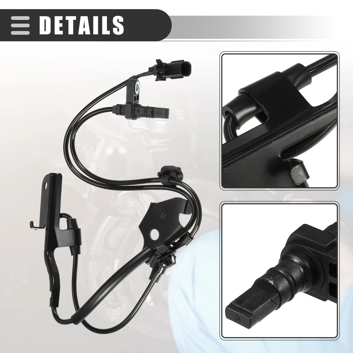 ABS Wheel Speed Sensor 2 x for Toyota Prius V (2012-2017)