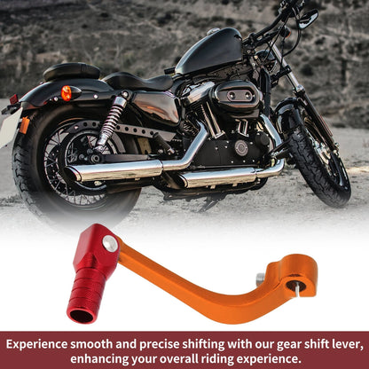 Folding Shifter Lever for Honda CRF110F (2013-2018) - Orange/Red