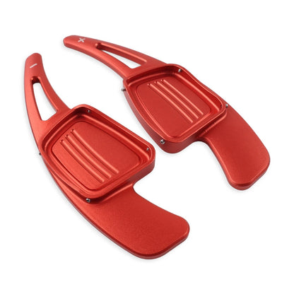 Red Steering Wheel Shift Paddles for Audi TT A3 A4 A5 S3 S4 Q2 Q5 Q7